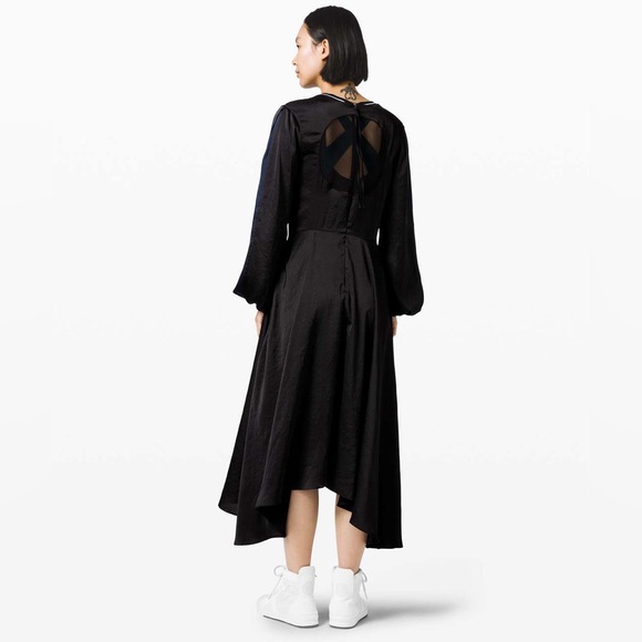 Lululemon•RARE Face Forward Dress *lululemon x Roksanda•Black True Navy•BNWT• 4 - Picture 5 of 16